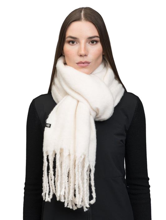Ryder Unisex Woven Scarf + Chalk