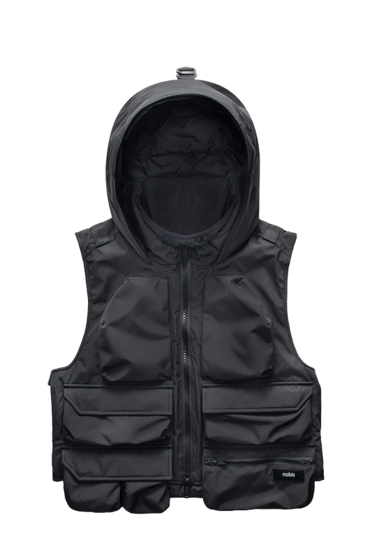 Vulcan Unisex Tactical Vest in Black + Black