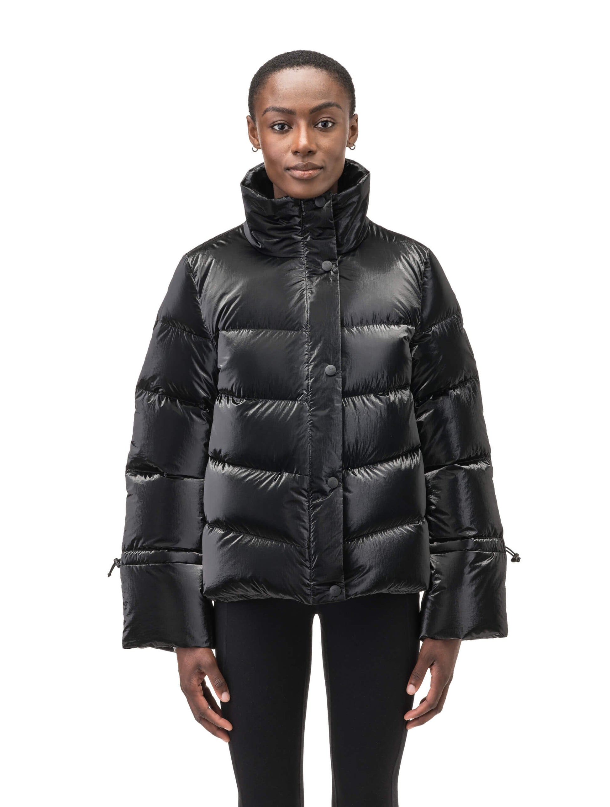 Ari Women's Puffer Jacket in Black