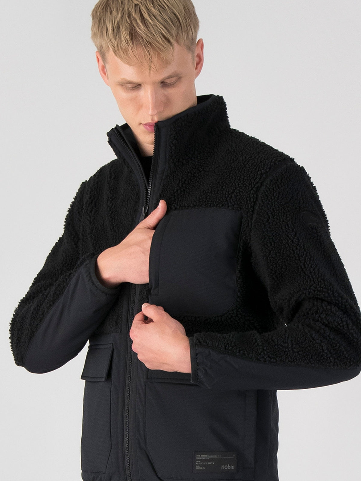 Kepler Men's Berber Zip Front Sweater