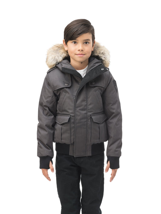 Little Ky Kids Bomber Jacket + CH Steel Grey