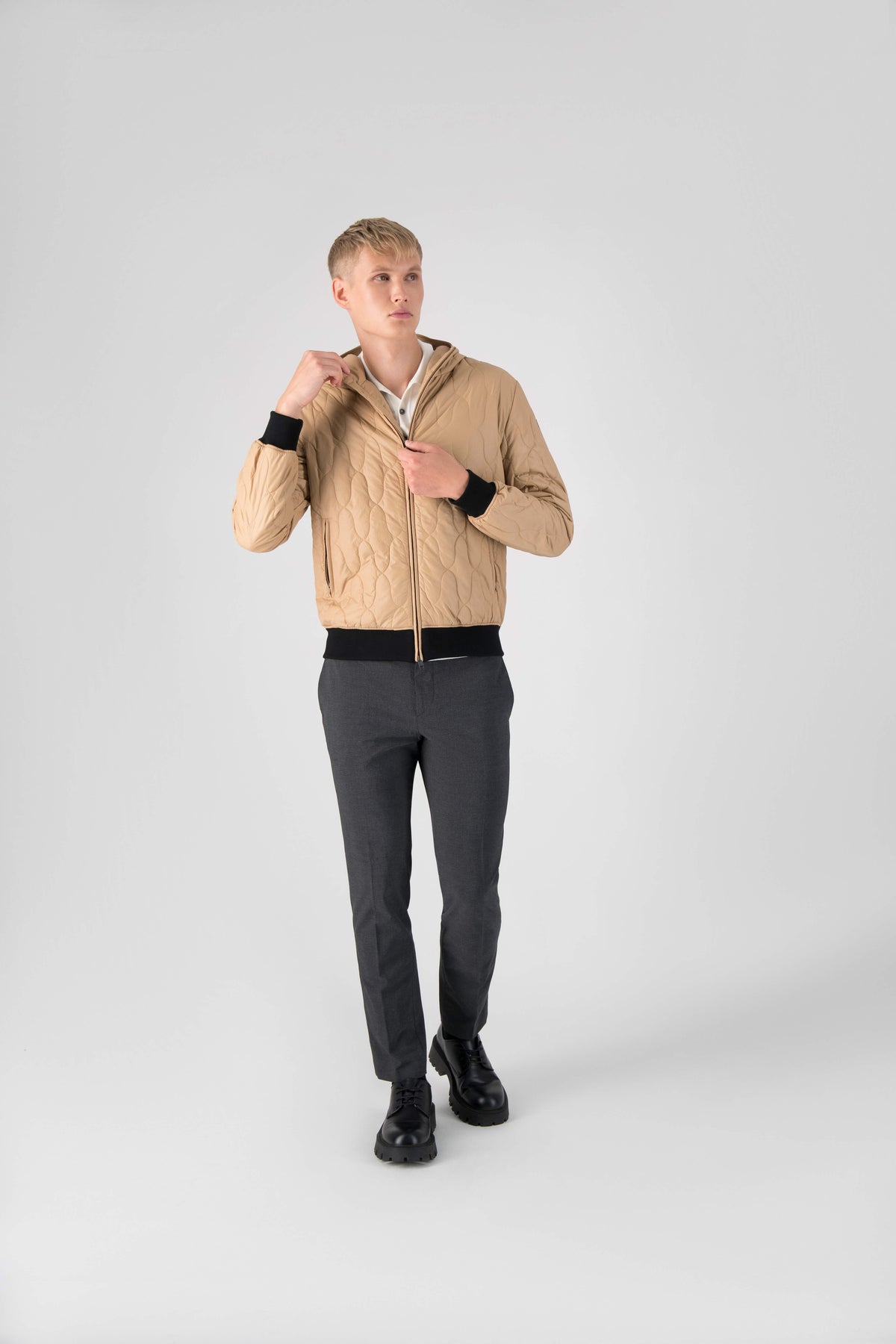 Sweat à capuche matelassé Marlon pour homme