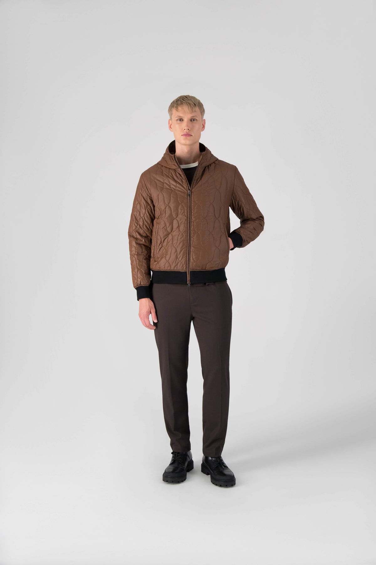Sweat à capuche matelassé Marlon pour homme
