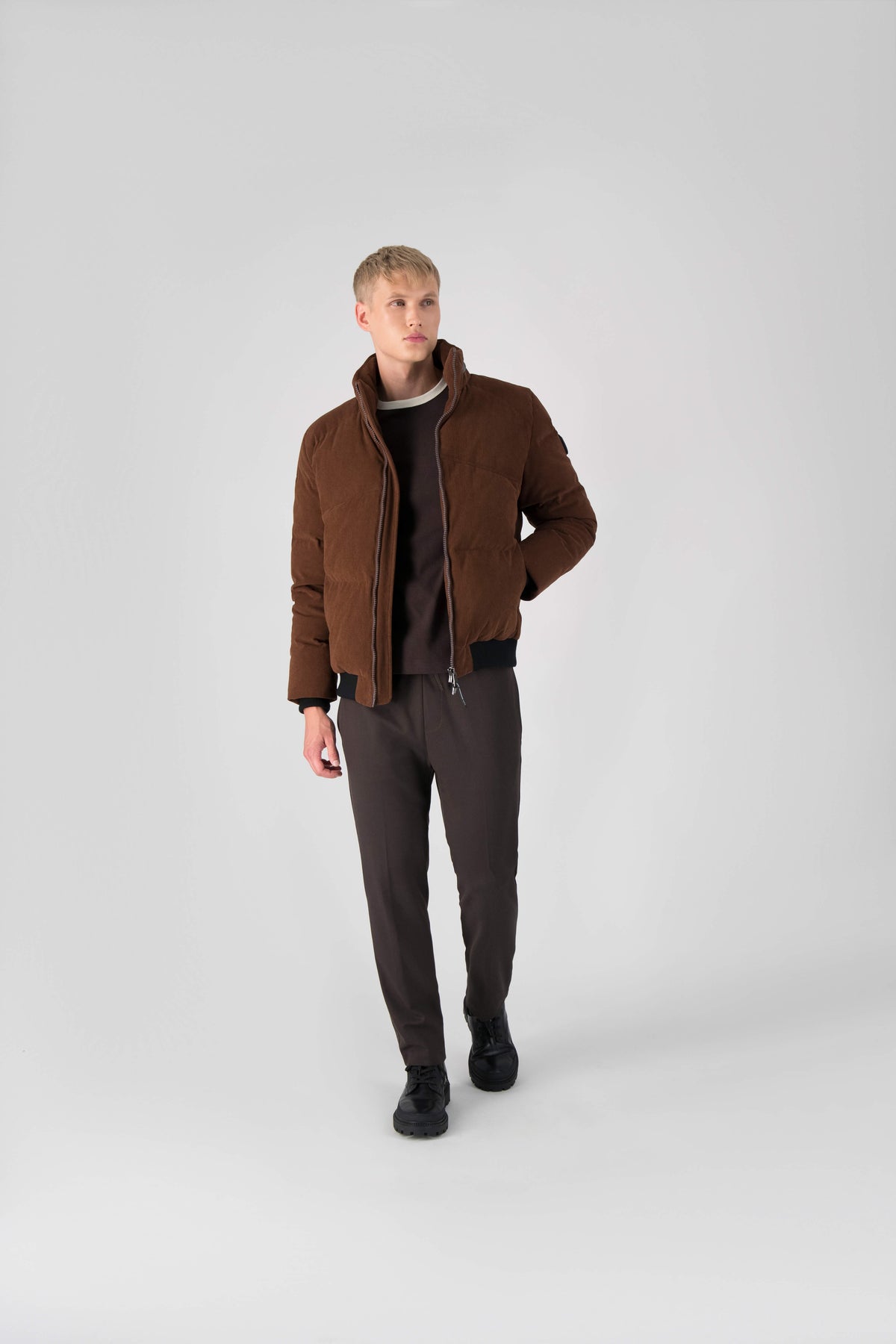 Myles Men's Puffer Bomber Jacket