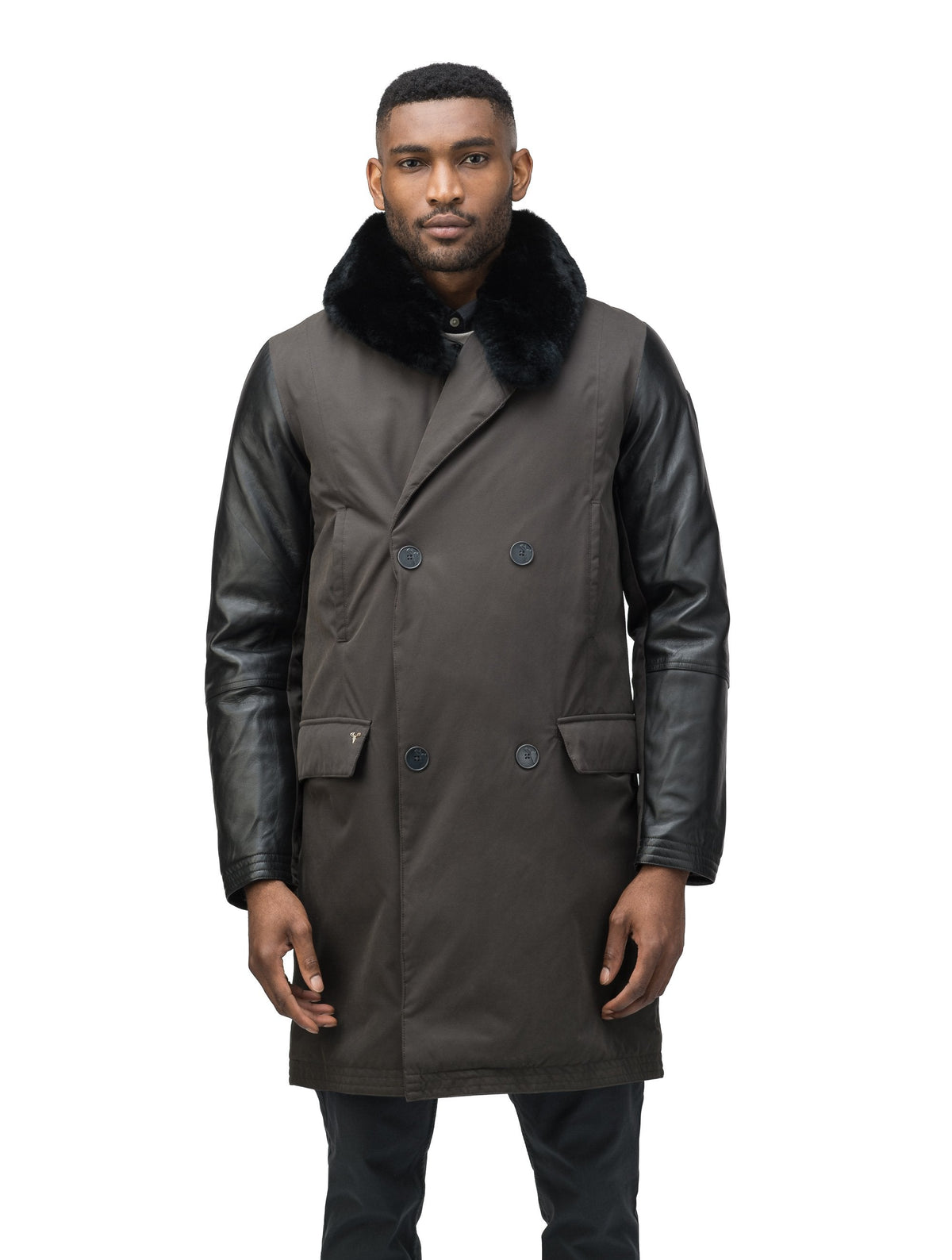 Quinton Men's Shawl Collar Coat - NEXT by Nobis