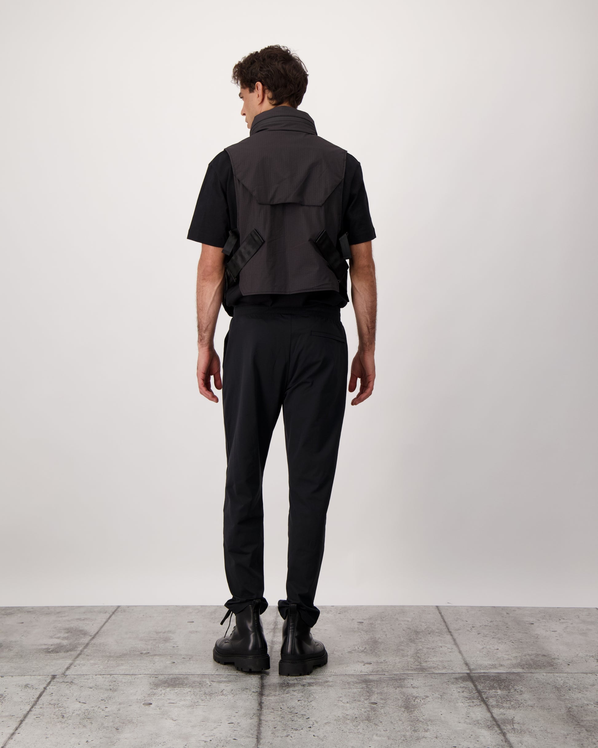 Zephyr is a unisex lightweight utility vest made from durable MatrixWeave ripstop in Black