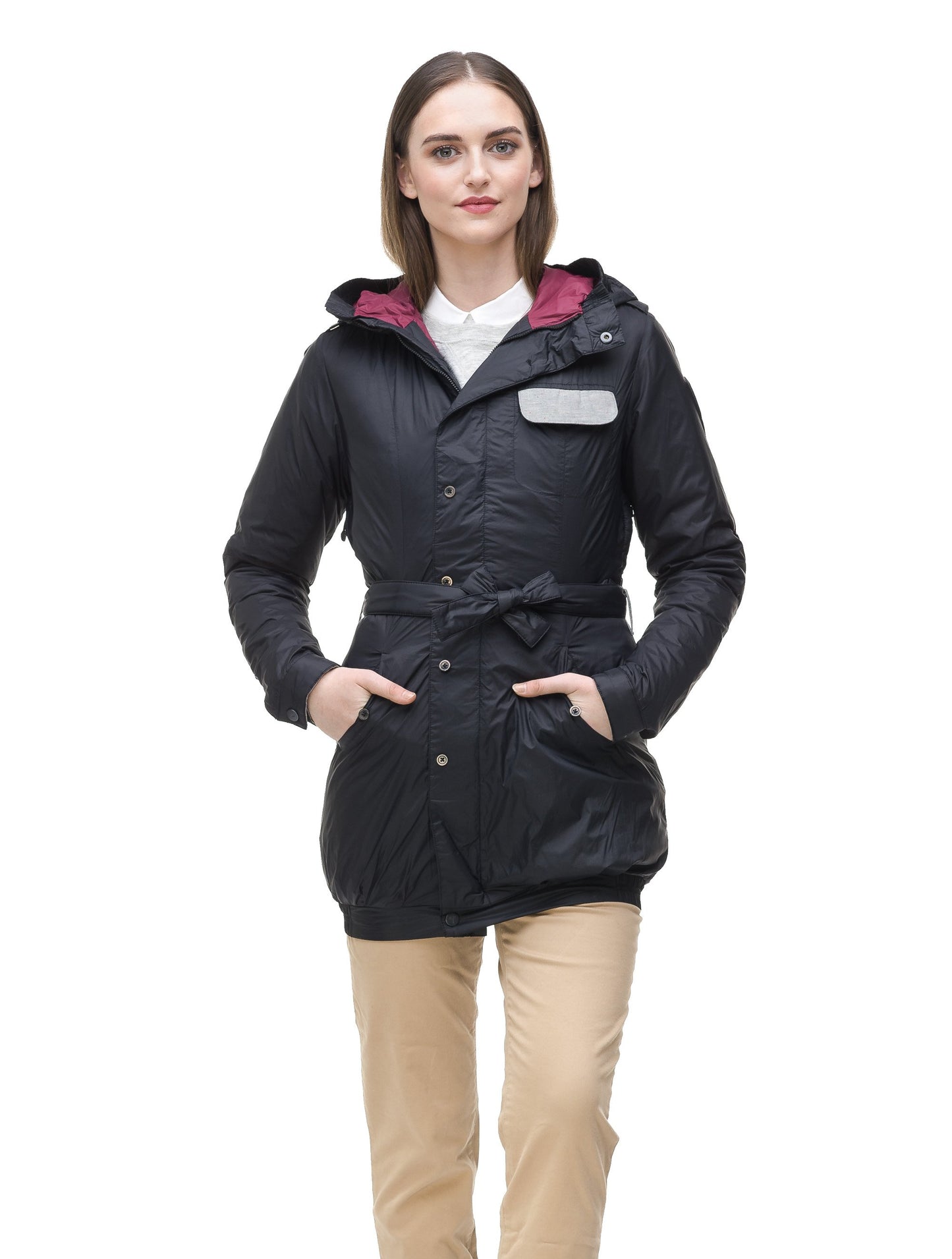 Women's ultralight down jacket in Black